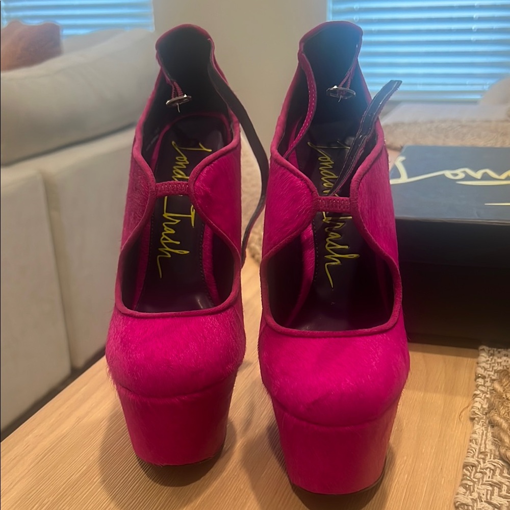 London Trash Candy Pink Platform Shoes